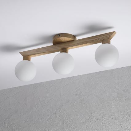 Plafonnier ANTONIO 3xG9/5W/230V chêne/blanc