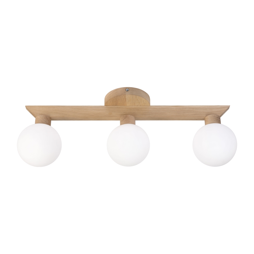 Plafonnier ANTONIO 3xG9/5W/230V chêne/blanc