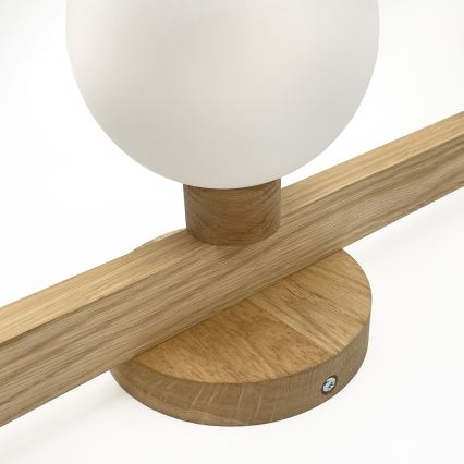 Plafonnier ANTONIO 3xG9/5W/230V chêne/blanc