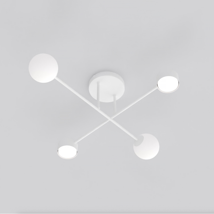 Plafonnier apparent HOLON 2xG9/8W/230V + 2xGX53/12W blanc