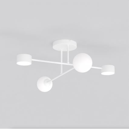 Plafonnier apparent HOLON 2xG9/8W/230V + 2xGX53/12W blanc