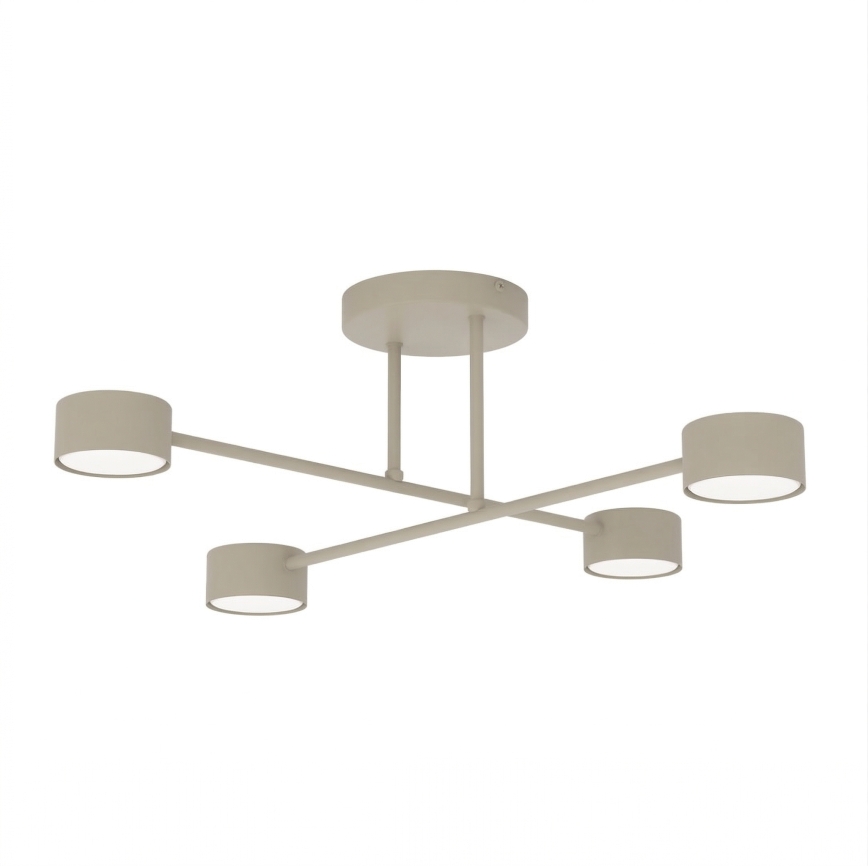 Plafonnier appliqué HALO 4xGX53/12W/230V beige