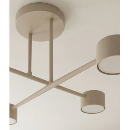 Plafonnier appliqué HALO 4xGX53/12W/230V beige