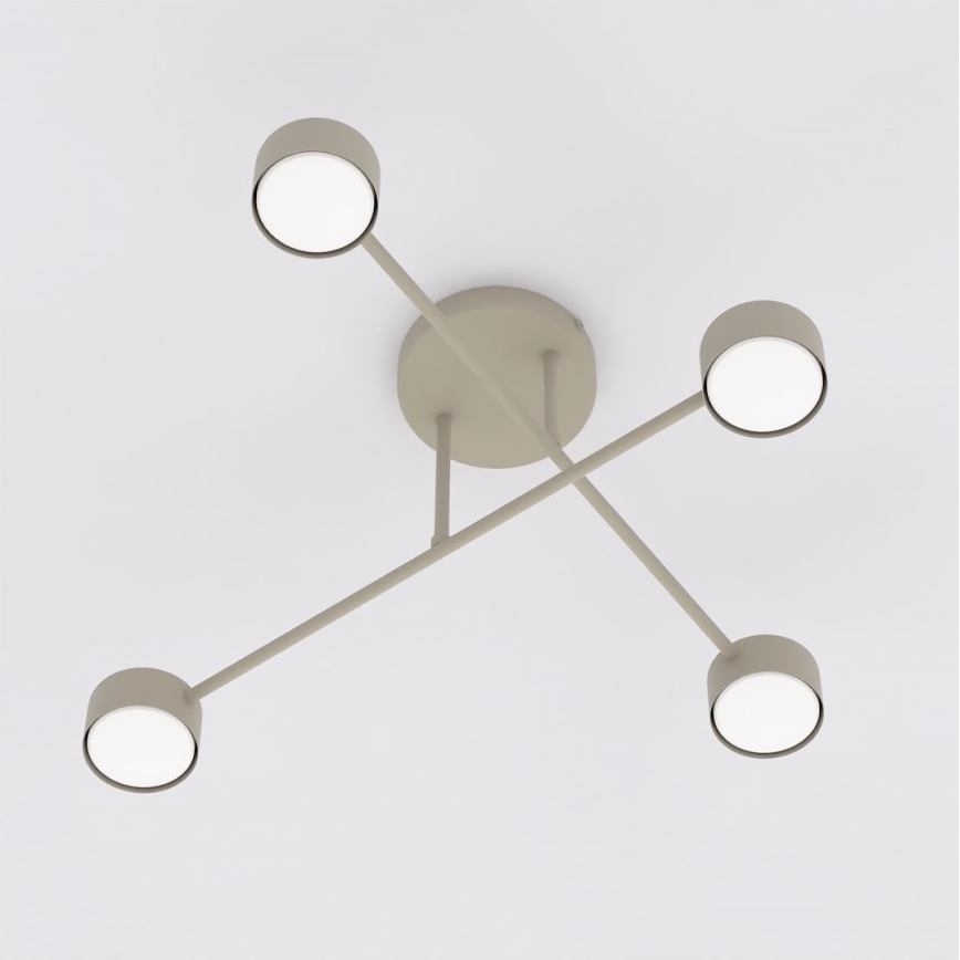 Plafonnier appliqué HALO 4xGX53/12W/230V beige