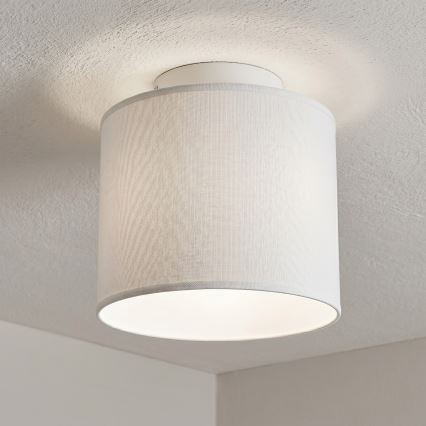 Plafonnier ARDEN 1xE27/15W/230V, diam. 18 cm, blanc