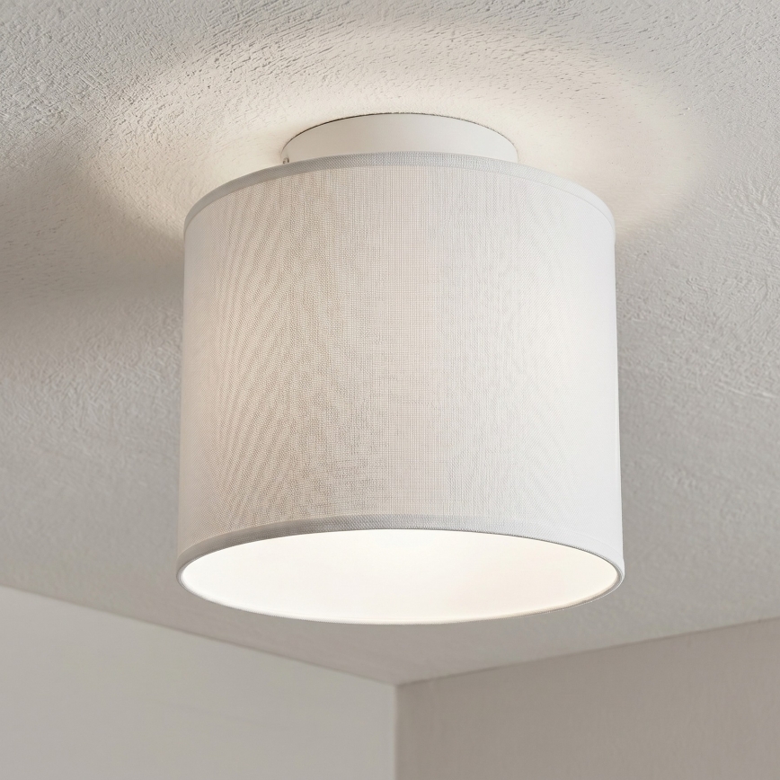 Plafonnier ARDEN 1xE27/15W/230V, diam. 18 cm, blanc