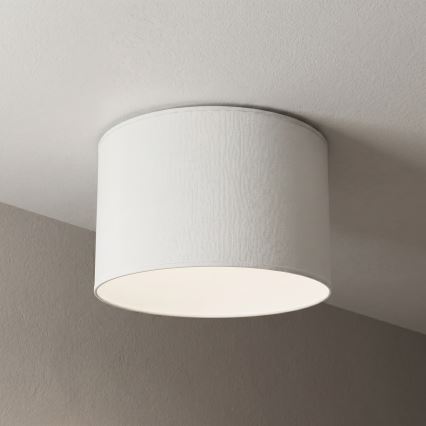 Plafonnier ARDEN 1xE27/15W/230V Ø 40 cm blanc