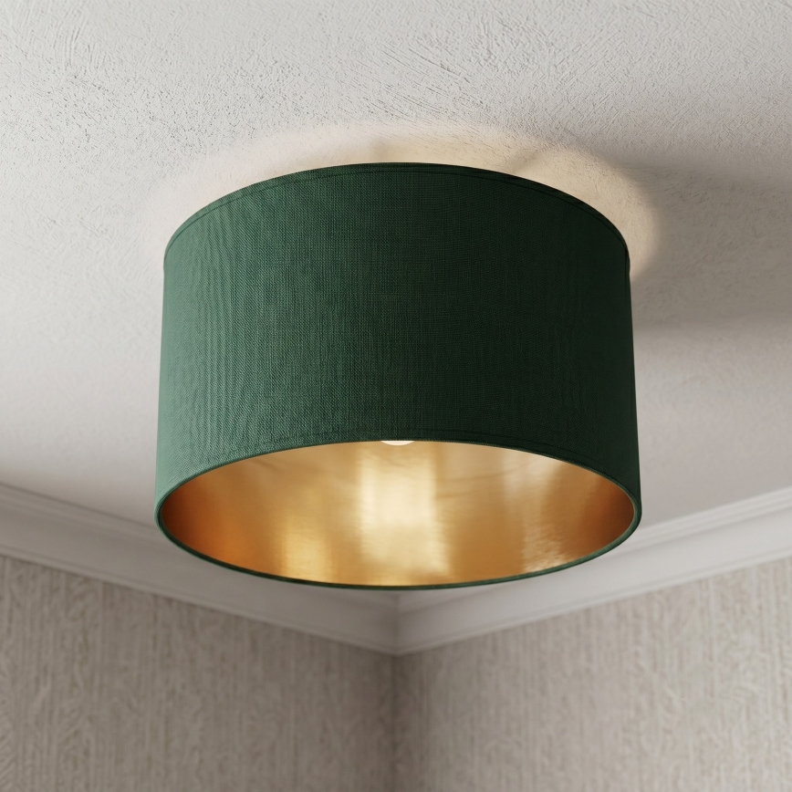 Plafonnier ARDEN 1xE27/15W/230V Ø 40 cm vert
