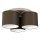 Plafonnier ARDEN 3xE27/15W/230V Ø 30 cm beige/marron