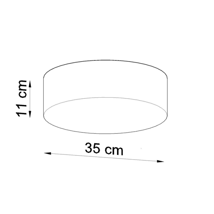 Plafonnier ARENA 35 2xE27/60W/230V blanc