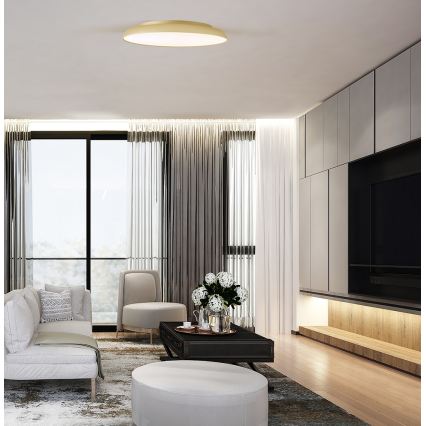 Plafonnier ART LED/40W/230V doré