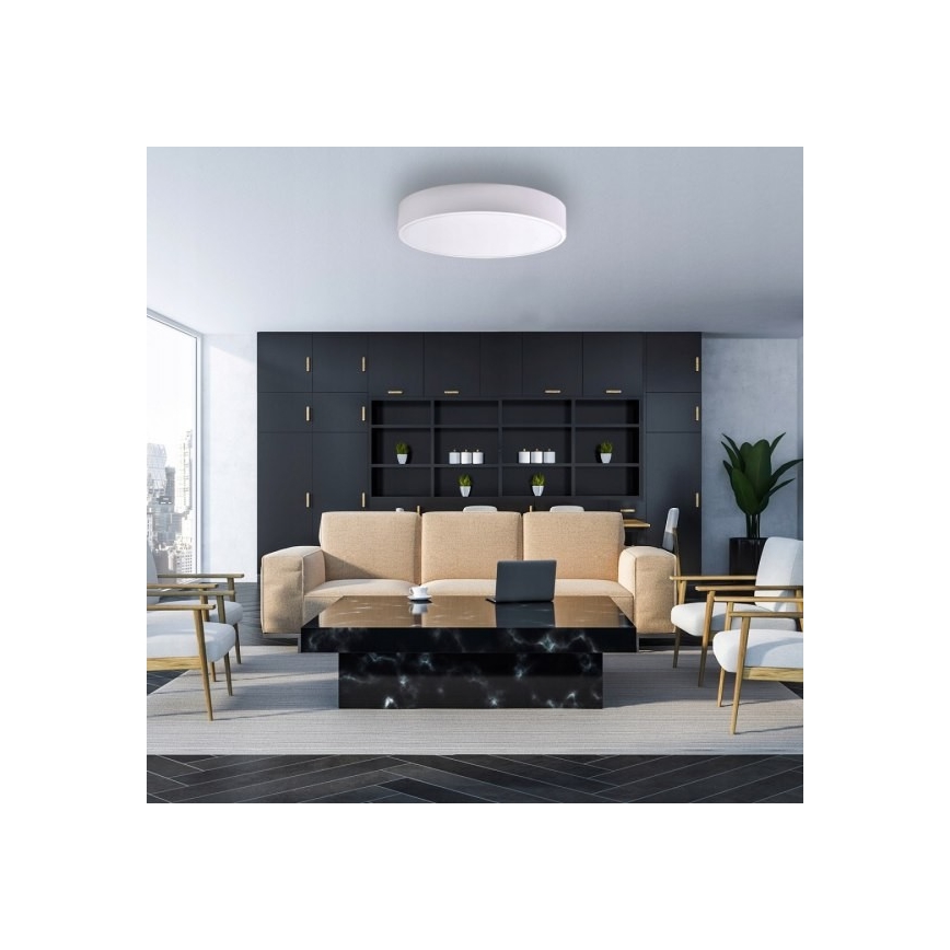 Plafonnier avec capteur CLEO 5xE27/24W/230V d. 60 cm blanc