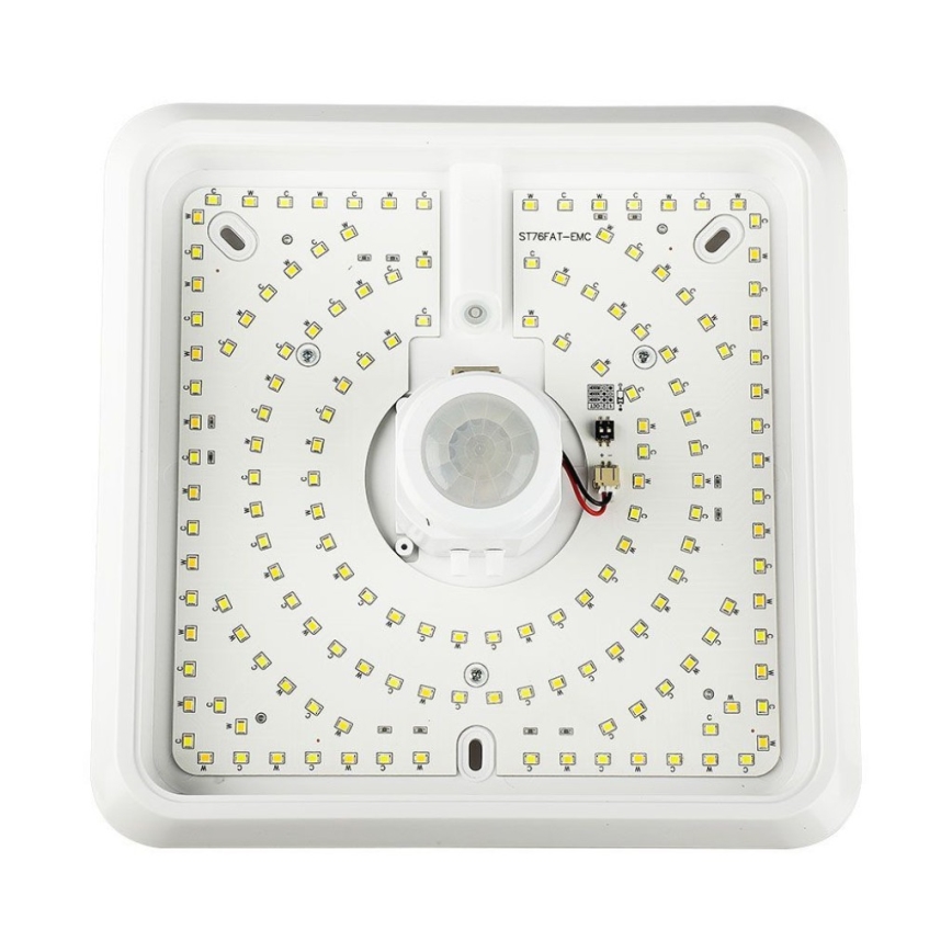 Plafonnier avec détecteur SAMSUNG CHIP LED/12W/230V 3000/4000/6000K blanc