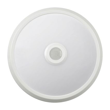 Plafonnier avec détecteur SAMSUNG CHIP LED/12W/230V 3000/4000/6000K d. 29 cm blanc