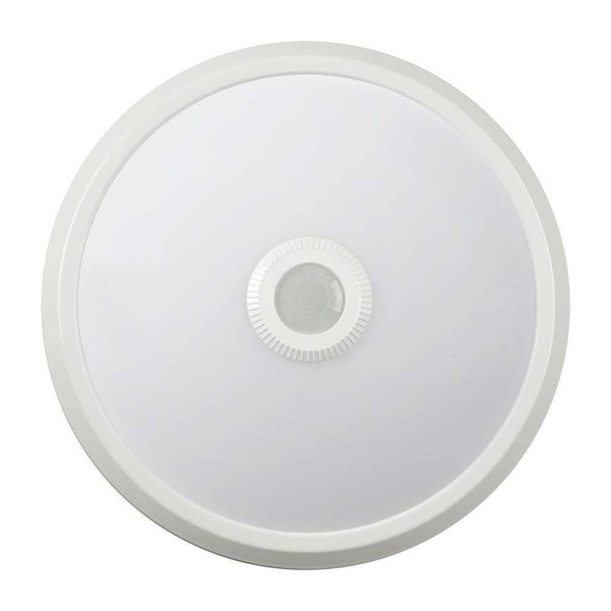 Plafonnier avec détecteur SAMSUNG CHIP LED/12W/230V 3000/4000/6000K d. 29 cm blanc