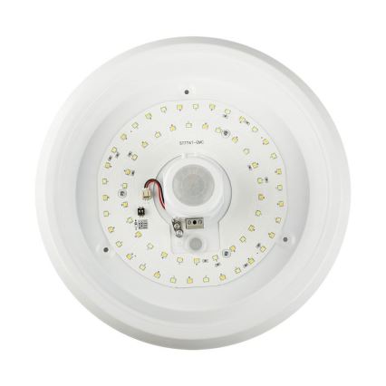 Plafonnier avec détecteur SAMSUNG CHIP LED/12W/230V 3000/4000/6000K d. 29 cm blanc