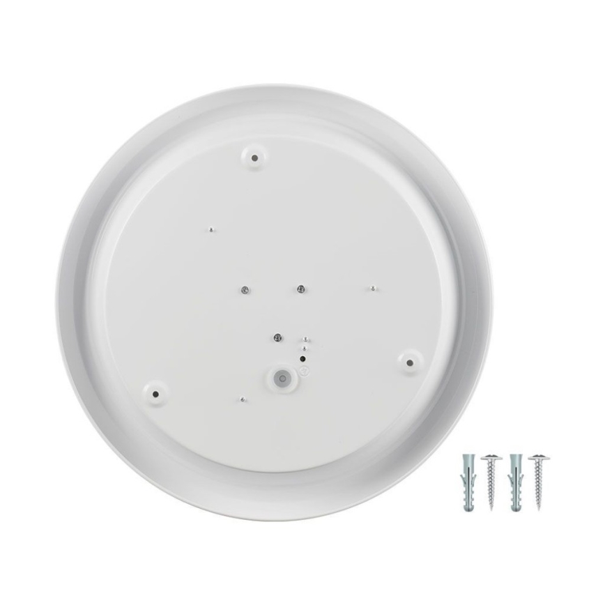 Plafonnier avec détecteur SAMSUNG CHIP LED/12W/230V 3000/4000/6000K d. 29 cm blanc