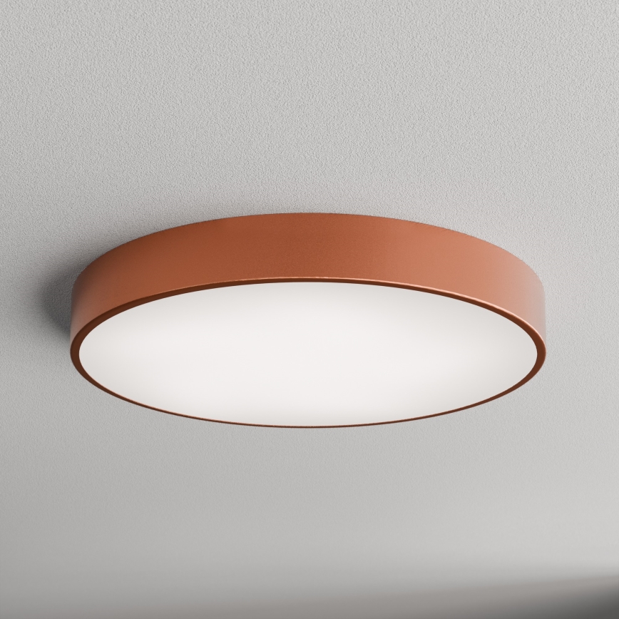Plafonnier avec un détecteur CLEO 5xE27/24W/230V d. 60 cm cuivré