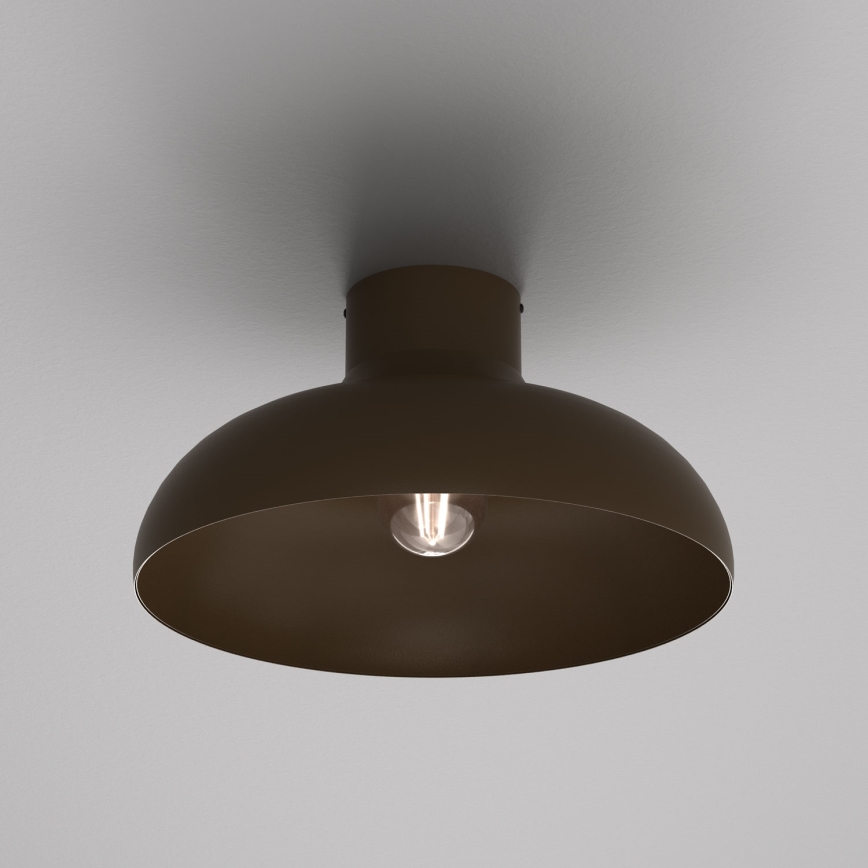 Plafonnier BASCA 1xE27/15W/230V Ø 40 cm brun
