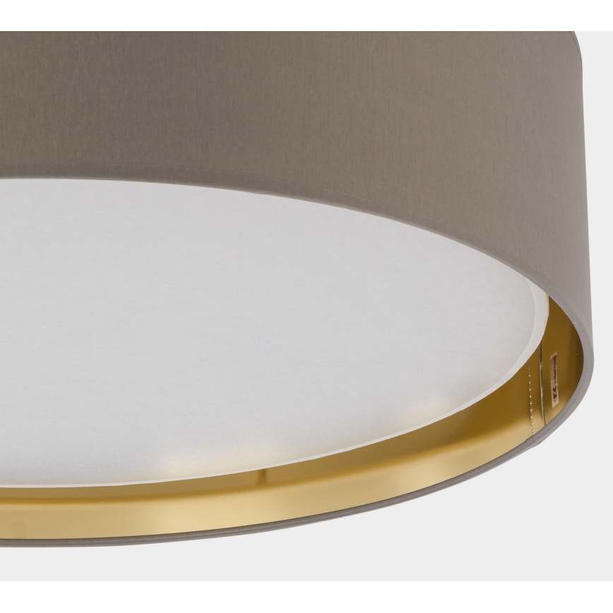 Plafonnier BILBAO 4xE27/15W/230V d. 45 cm marron/dorée