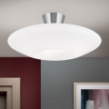 Plafonnier BLANC 2xE27/60W/230V d. 49 cm chrome mat