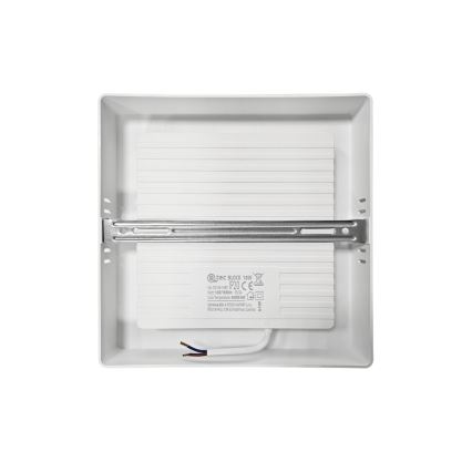 Plafonnier BLOCK LED/18W/230V 4000K 21,4x21,4 cm blanc