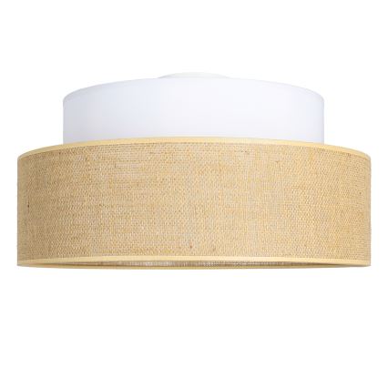 Plafonnier BOHO 1xE27/60W/230V blanc/beige