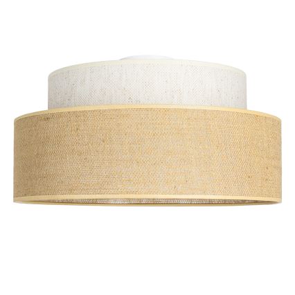 Plafonnier BOHO 1xE27/60W/230V crème/beige