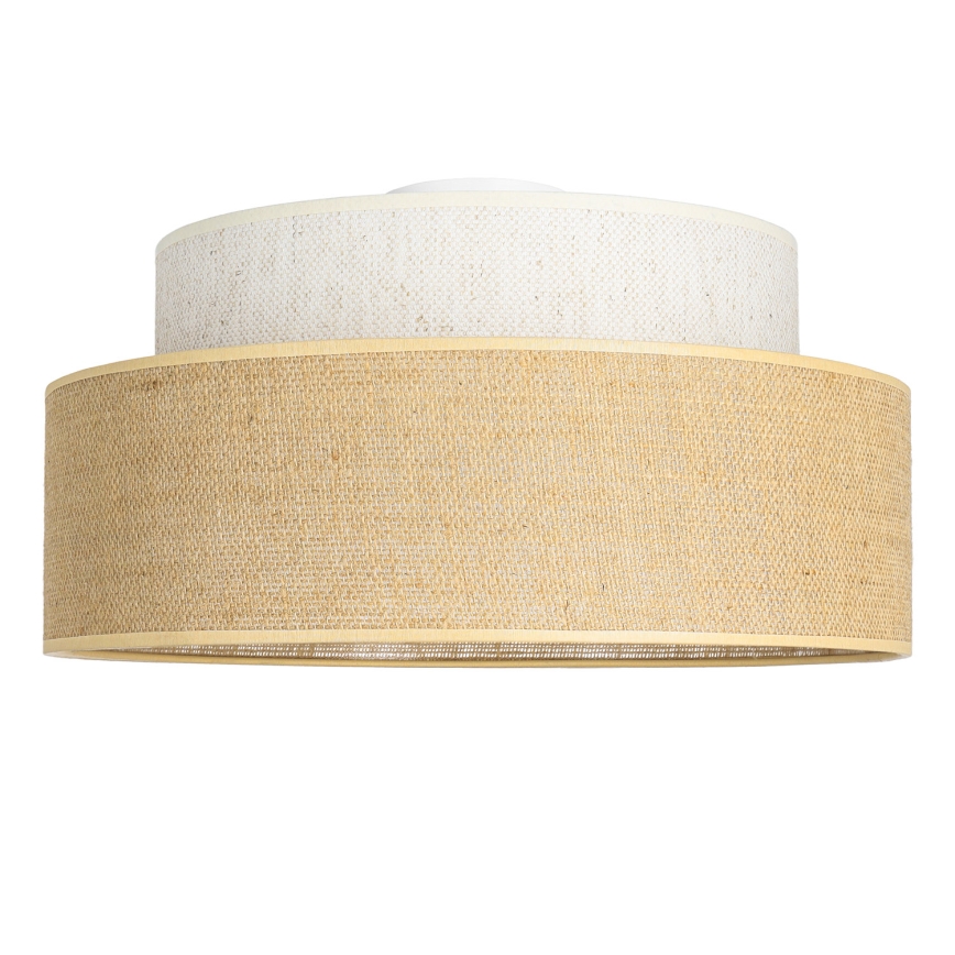 Plafonnier BOHO 1xE27/60W/230V crème/beige