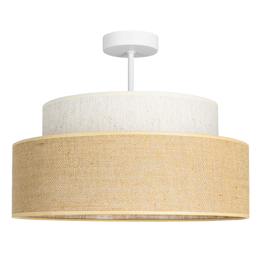 Plafonnier BOHO 1xE27/60W/230V crème/beige