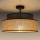 Plafonnier BOHO 1xE27/60W/230V d. 40 cm marron/beige