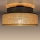 Plafonnier BOHO 1xE27/60W/230V marron/beige