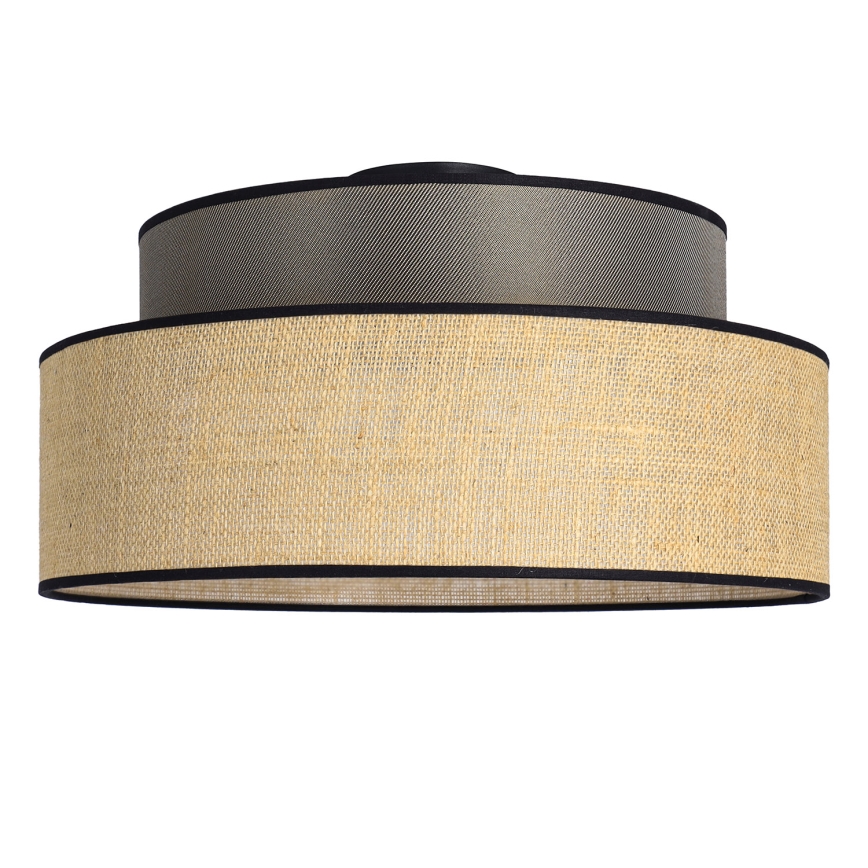 Plafonnier BOHO 1xE27/60W/230V marron/beige
