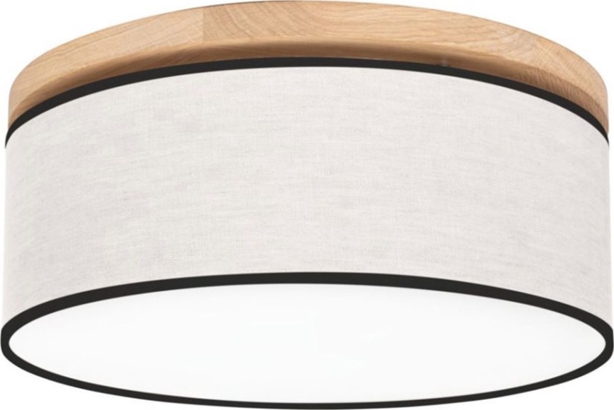 Plafonnier BOHO 2xE27/25W/230V Ø 38 cm chêne