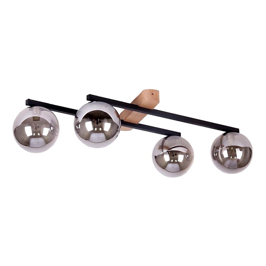 Plafonnier BOIS 4xG9/8W/230V