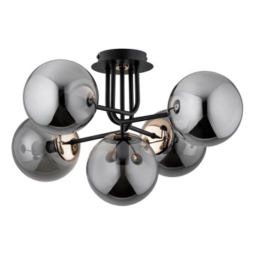 Plafonnier BOSS 5xE14/10W/230V noir