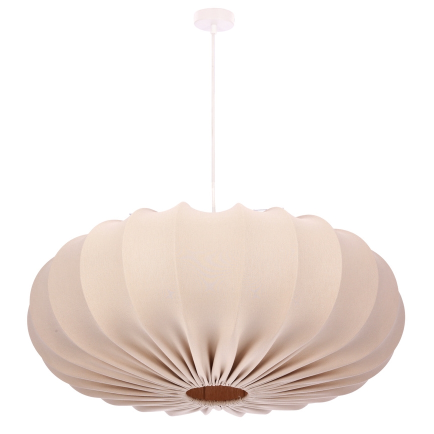 Plafonnier CAFEE 1xE27/40W/230V diamètre 66 cm beige