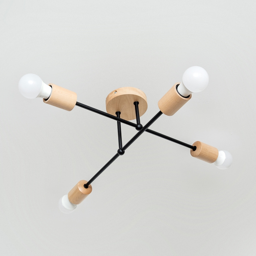 Plafonnier CAMBRIDGE 4xE27/15W/230V en pin