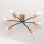 Plafonnier CAMBRIDGE 6xE27/15W/230V, en pin
