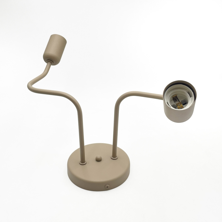 Plafonnier CHARLIE 2xE27/15W/230V beige