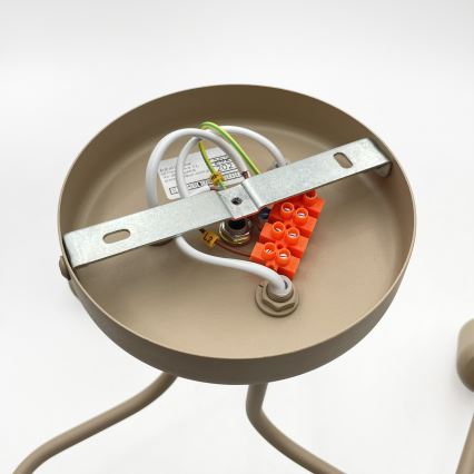 Plafonnier CHARLIE 3xE27/15W/230V beige