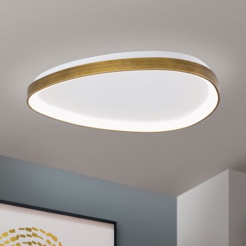 Plafonnier CHARLIE LED/48W/230V d. 65 cm doré