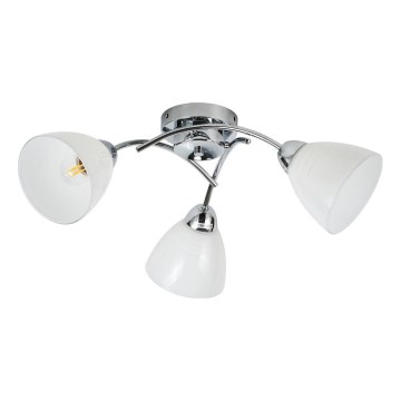Plafonnier CLARA 3xE27/15W/230V chromé brillant