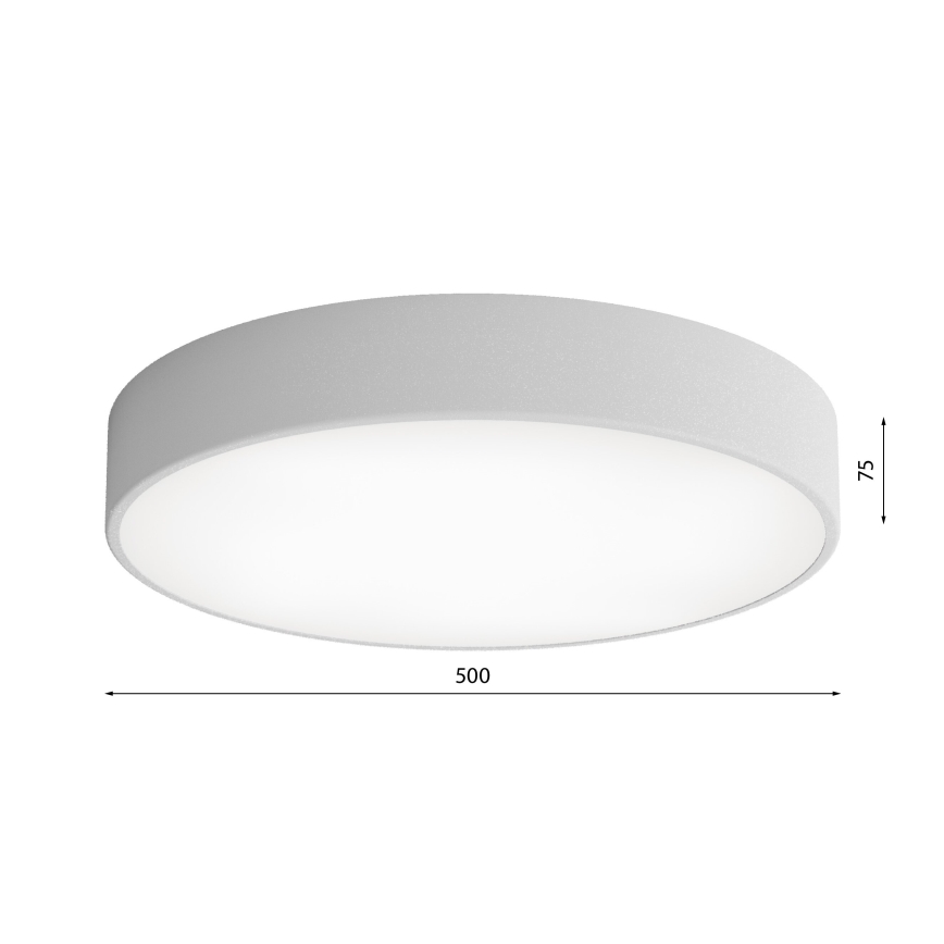 Plafonnier CLEO 4xE27/24W/230V d. 50 cm gris