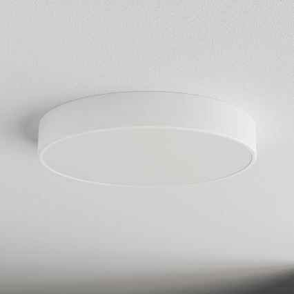 Plafonnier CLEO Ø 50 cm 4xE27/24W/230V, blanc, avec détecteur de mouvement et capteur crépusculaire