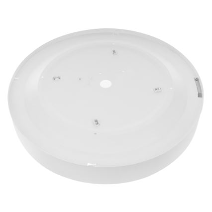 Plafonnier CLEO Ø 50 cm 4xE27/24W/230V, blanc, avec détecteur de mouvement et capteur crépusculaire