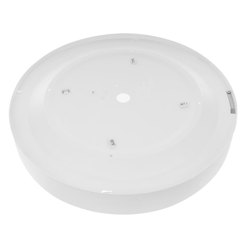 Plafonnier CLEO Ø 50 cm 4xE27/24W/230V, blanc, avec détecteur de mouvement et capteur crépusculaire
