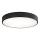 Plafonnier CLEO avec détecteur de mouvement et capteur crépusculaire, 5 ampoules E27, 24 W, 230 V, diamètre 60 cm, noir