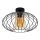 Plafonnier CORRINI 1xE27/60W/230V d. 34 cm noir/beige