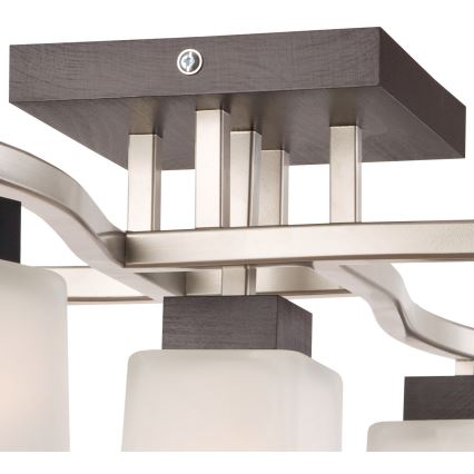 Plafonnier DANA 5xE14/40W/230V en hêtre